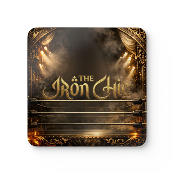 The Iron Chic™ Corkwood Coaster Set