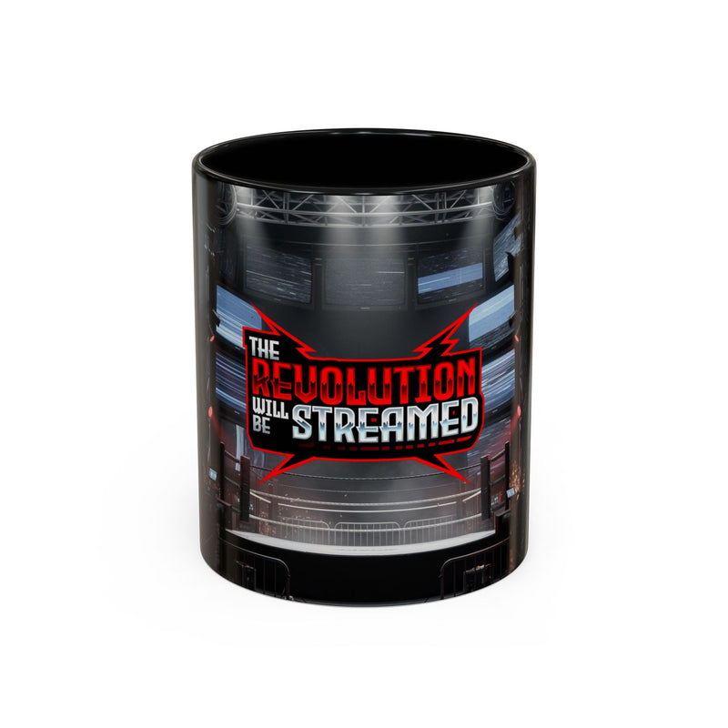 The Revolution Will Be Streamed™ Accent Coffee Mug