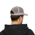 Desperate Measures™ Snapback Trucker Cap — grey — person 1 back