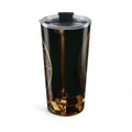 Greed™ Tumbler 20oz — gold vault background, back