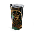 Greed™ Tumbler 20oz — gold vault background, right