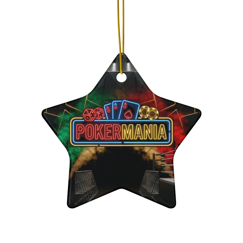 PokerMania™ Ceramic Ornament