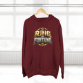 Ring of Fortune™ Burgundy Three-Panel Fleece Hoodie