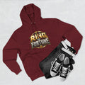 Ring of Fortune™ Burgundy Three-Panel Fleece Hoodie