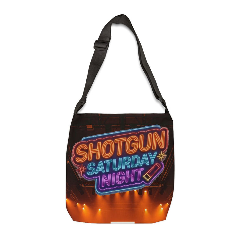 Shotgun Saturday Night™ Adjustable Tote Bag (AOP)