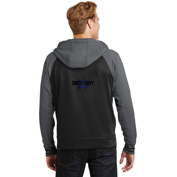 Singularity™ varsity fleece full-zip — back print