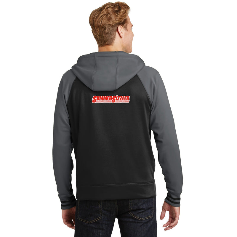 Summer Sizzler™ varsity fleece full-zip — back print