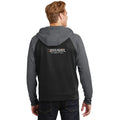 The Brawl to End It All™ varsity fleece full-zip — back print