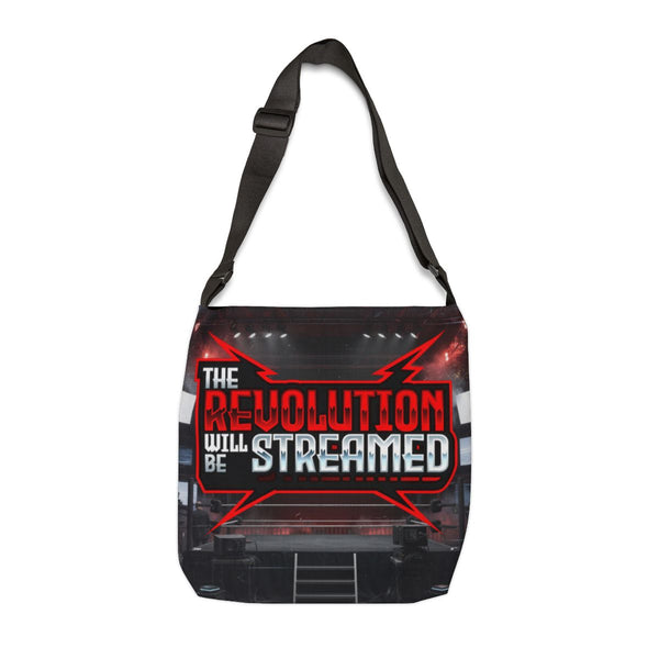 The Revolution Will Be Streamed™ Adjustable Tote Bag (AOP)
