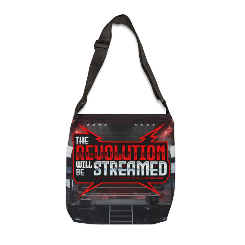 The Revolution Will Be Streamed™ Adjustable Tote Bag (AOP)