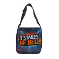 Three Stages of Hell™ Adjustable Tote Bag (AOP)