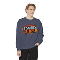 Three Stages of Hell™ Unisex Garment-Dyed Sweatshirt (Denim)
