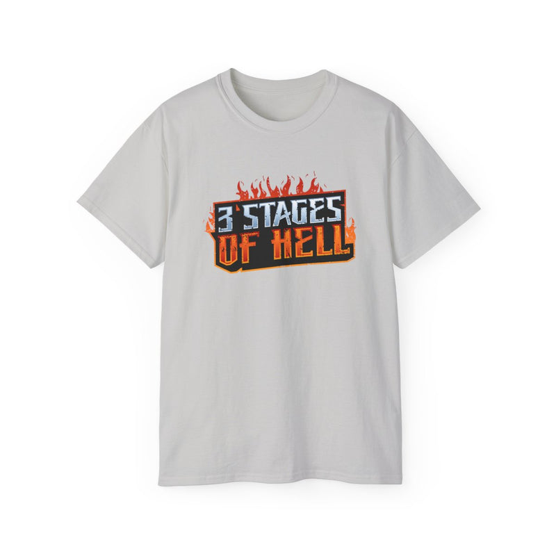 Three Stages of Hell™ Unisex Ultra Cotton Tee (Ice Grey)
