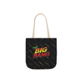 The Big Bang™ Canvas Tote Bag — all-over-print background, front