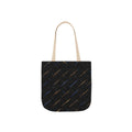 The Big Bang™ Canvas Tote Bag — all-over-print background, back
