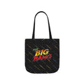 The Big Bang™ Canvas Tote Bag — all-over-print background, front