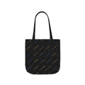 The Big Bang™ Canvas Tote Bag — all-over-print background, back