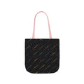 The Big Bang™ Canvas Tote Bag — all-over-print background, back