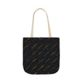 The Big Bang™ Canvas Tote Bag — all-over-print background, back