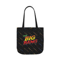The Big Bang™ Canvas Tote Bag — all-over-print background, front