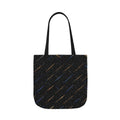 The Big Bang™ Canvas Tote Bag — all-over-print background, back