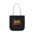 The Big Bang™ Canvas Tote Bag — all-over-print background, front