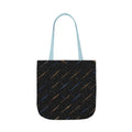 The Big Bang™ Canvas Tote Bag — all-over-print background, back