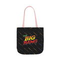 The Big Bang™ Canvas Tote Bag — all-over-print background, front