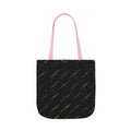 The Big Bang™ Canvas Tote Bag — all-over-print background, back