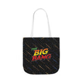 The Big Bang™ Canvas Tote Bag — all-over-print background, front