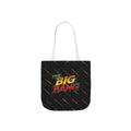 The Big Bang™ Canvas Tote Bag — all-over-print background, front