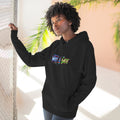 WrestleGate™ Three-Panel Fleece Hoodie — lifestyle woman