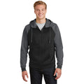 The Next Big Thing™ varsity fleece full-zip — front